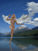 Angel Walks on Water